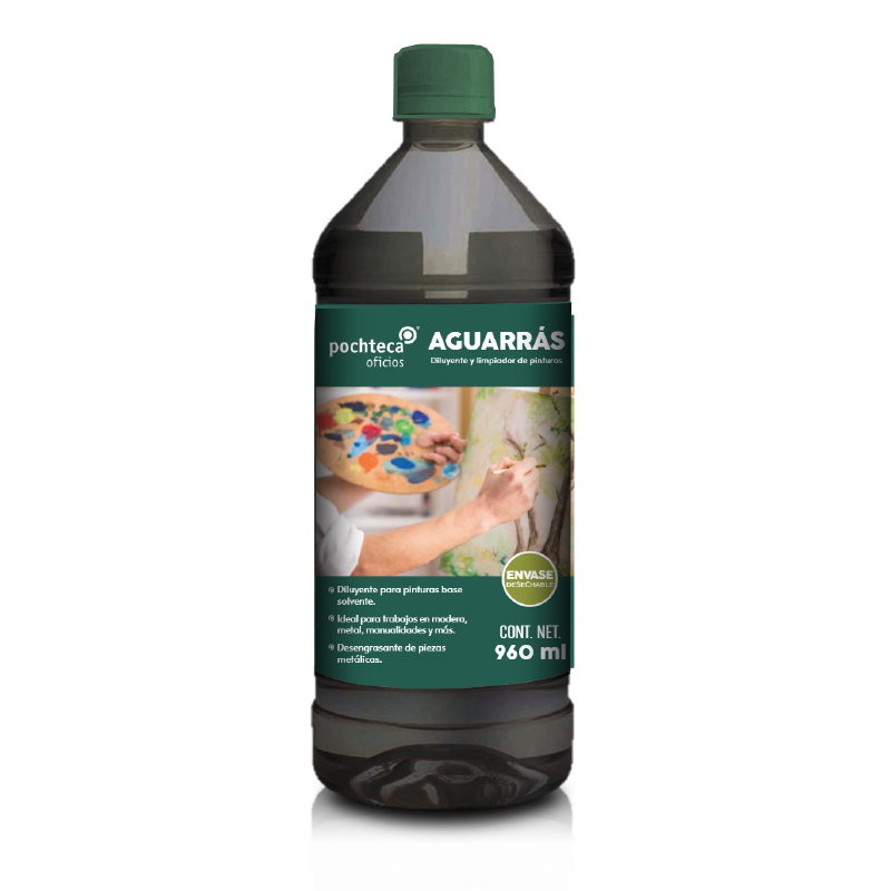 aguarras botella Pochteca Oficios