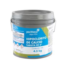 Hipoclorito de calcio tabletas 3" Aqua Klin 4.5 kg