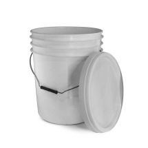 Cubeta blanca con tapa 19L