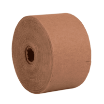 Paquete de cinta engomada kraft de 50 mm x 45 m con 10 Rollos 