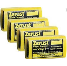 Cápsulas Zerust Excor dispensadoras de vapor para 35 ft cúbicos de protección 25 cápsulas