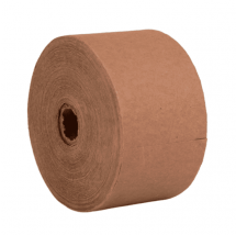 Paquete de cinta engomada kraft de 50 mm x 45 m con 10 Rollos 