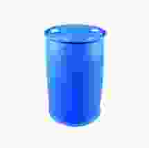 Tambor de plástico  cerrado color azul 200 litros