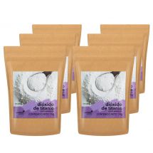 Dióxido de titanio 6 bolsas de 1 kg