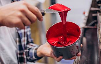 Serigrafía: técnica artesanal de impresión.